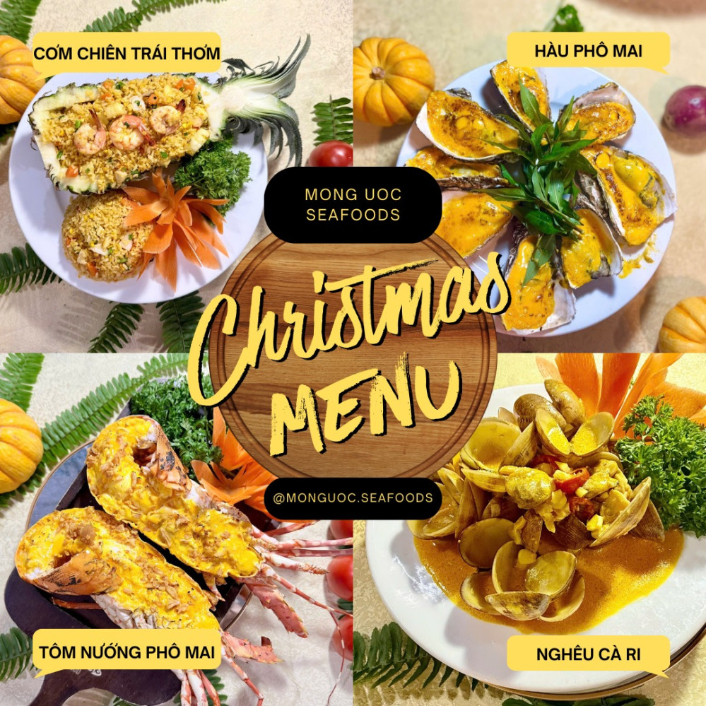 Bảng giá (Menu) Hải Sản Mộng Ước