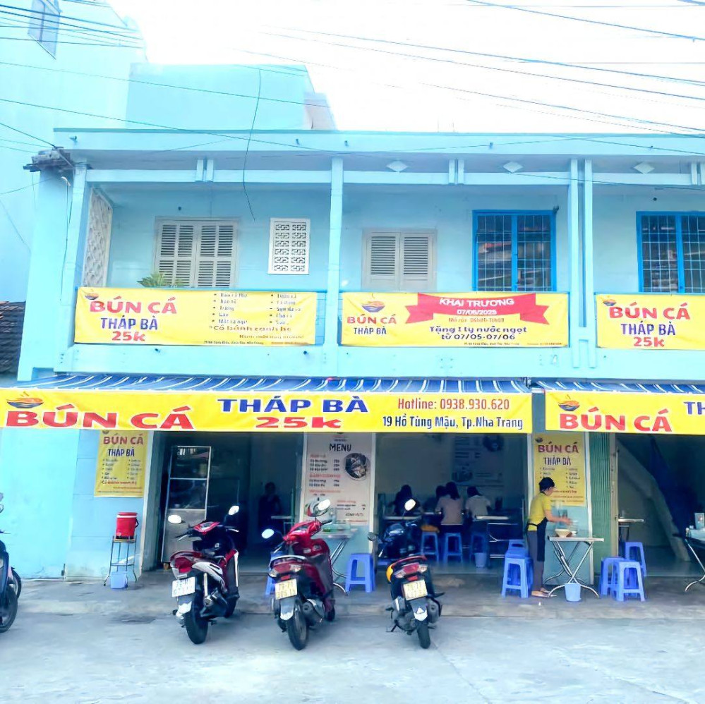 Bảng giá (Menu) Bún Cá Nha Trang Tháp Bà