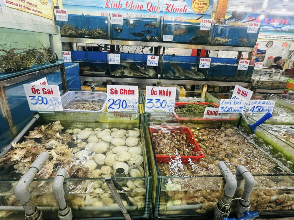 Bảng giá (Menu) Nhà Hàng Hải Sản Hà Linh