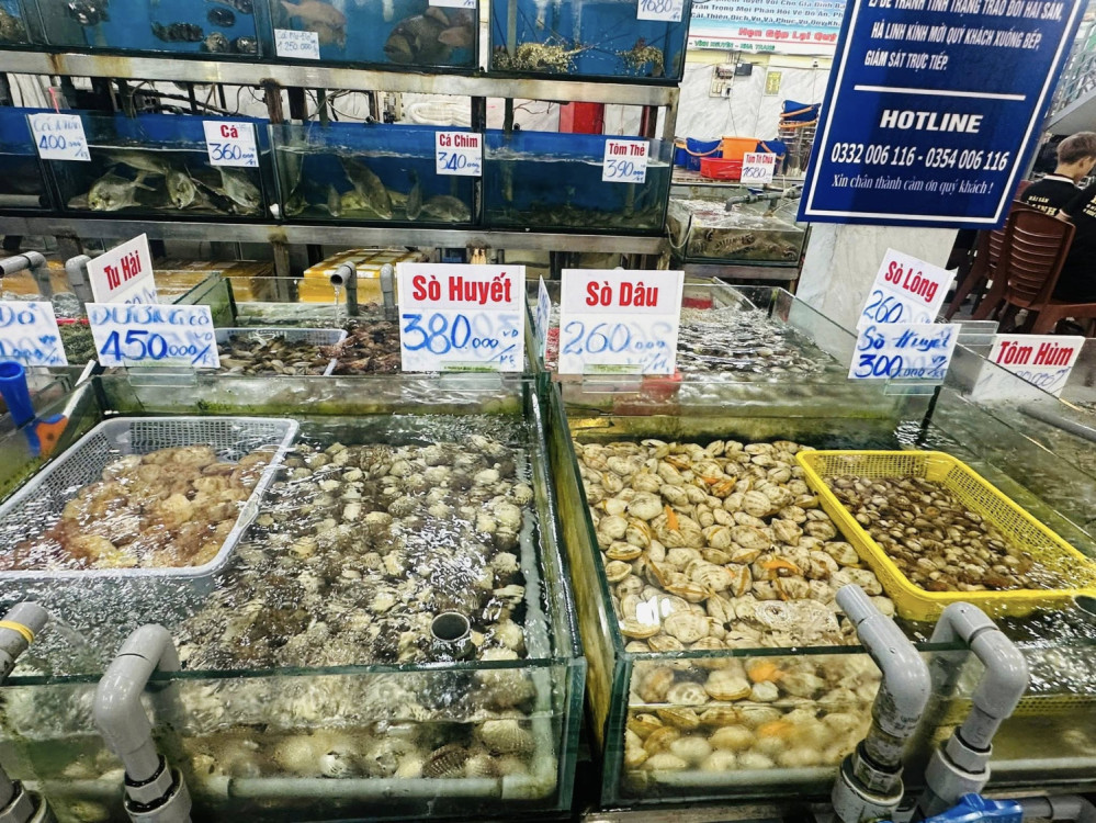 Bảng giá (Menu) Nhà Hàng Hải Sản Hà Linh