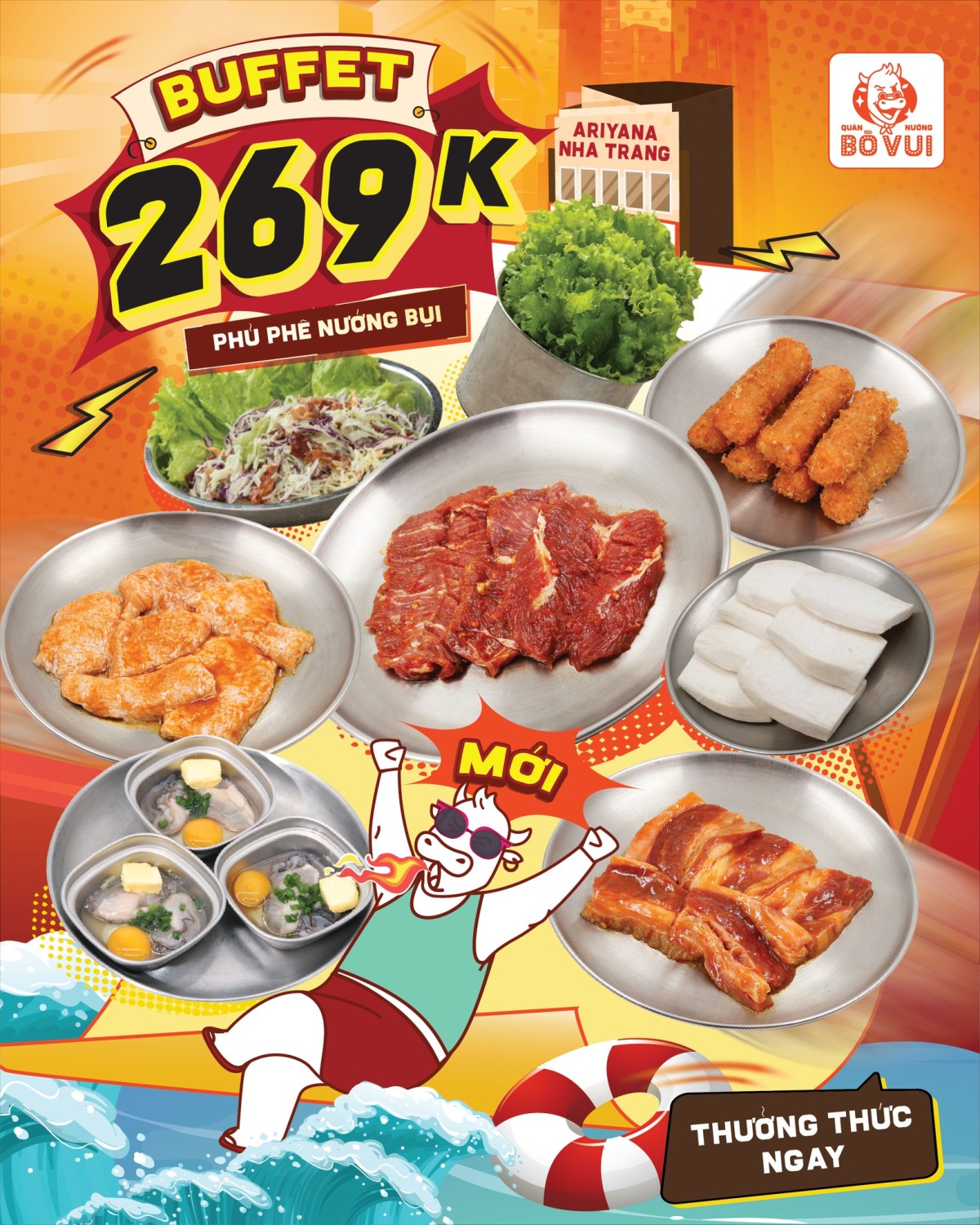 Quán Nướng Bò Vui - Nướng Bụi Phủ Phê